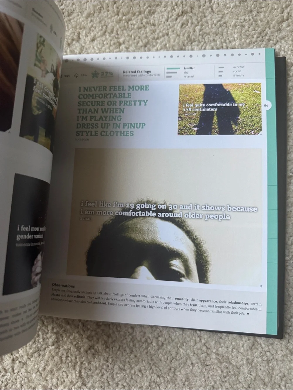 We Feel Fine Black Hardcover Art Book - An Almanac of Human Emotion